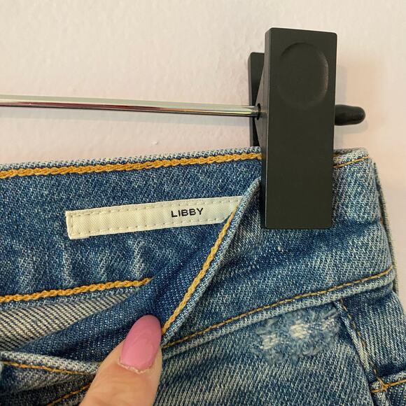 Citizens of Humanity Women's size 25 Vintage Libby Button Fly Distressed Jeans - Picture 4 of 14